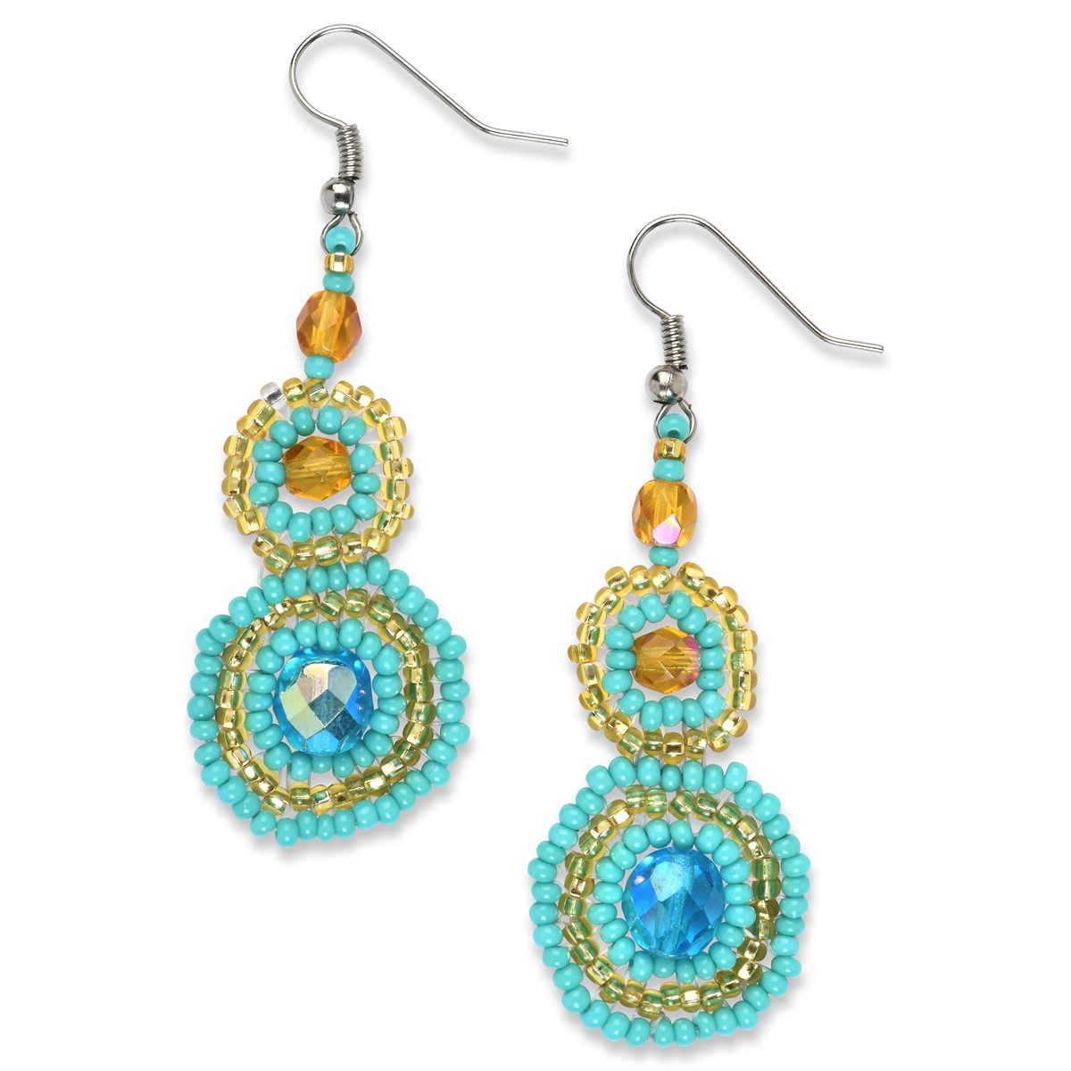 Planetary Turquoise Earrings PSE027