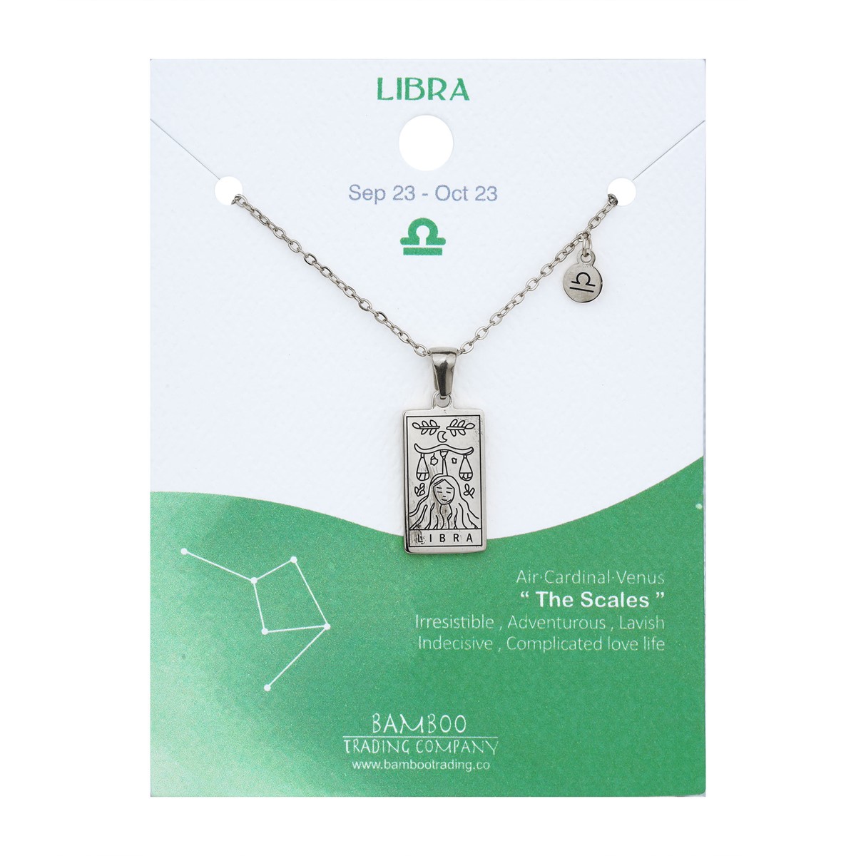 Zodiac Necklace Silver Libra RSN2028