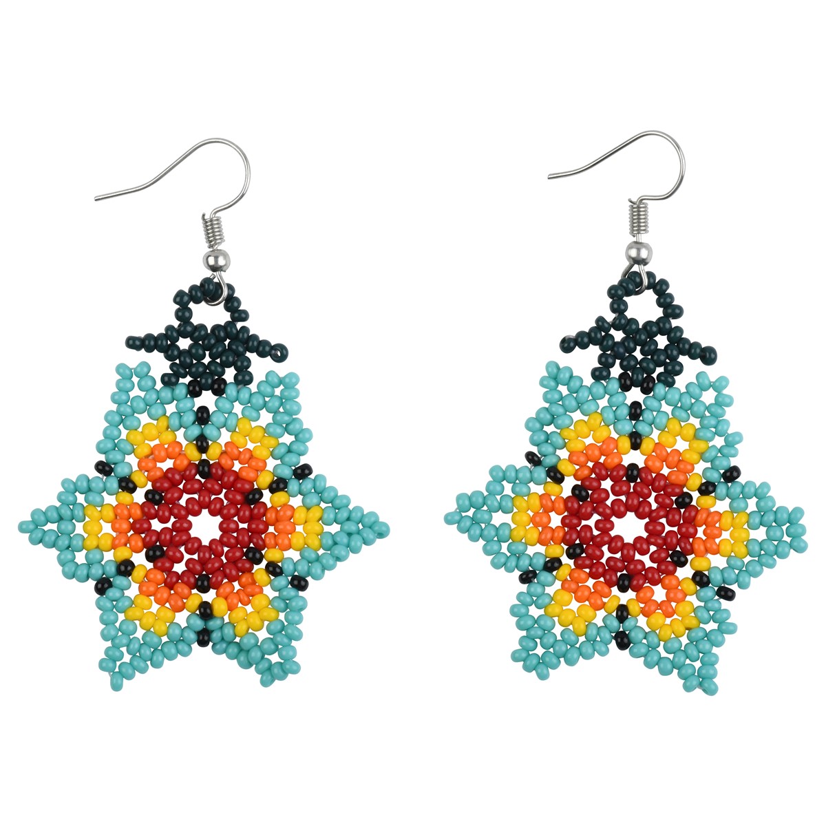 Gradient Flower Earrings PSE055