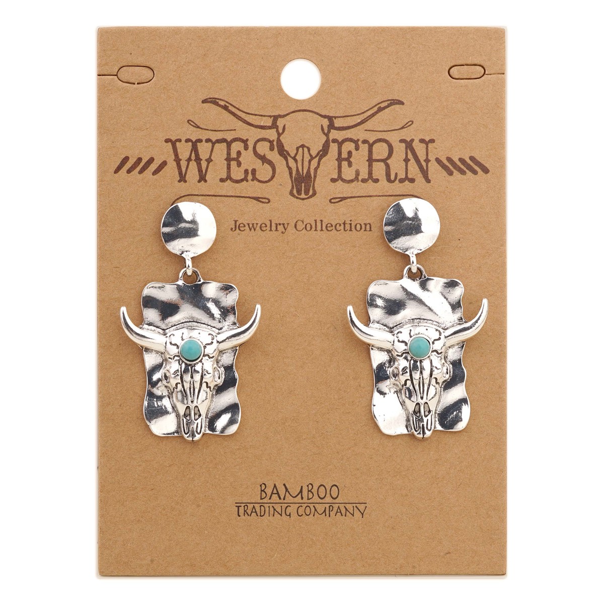 Western Longhorn Earrings RSE1946