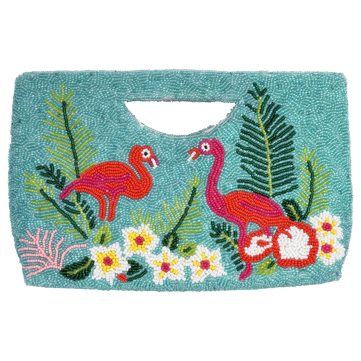 Flamingo Half Moon Clutch MTY004