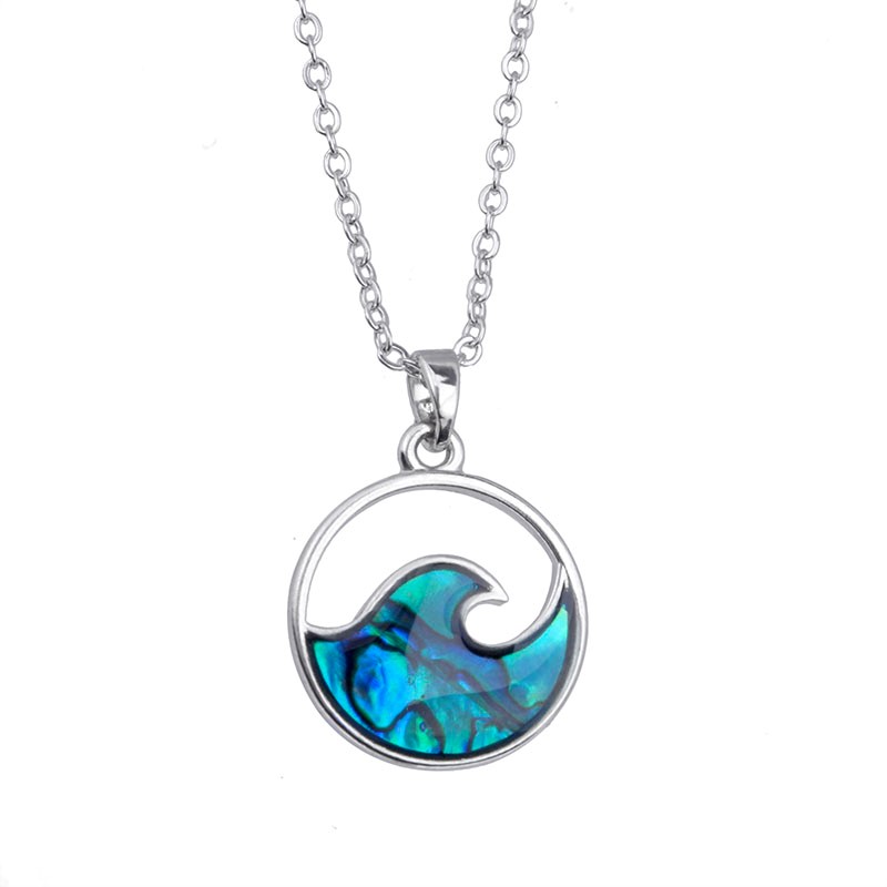 Sounds of The Sea Single Wave Necklace RSN1705