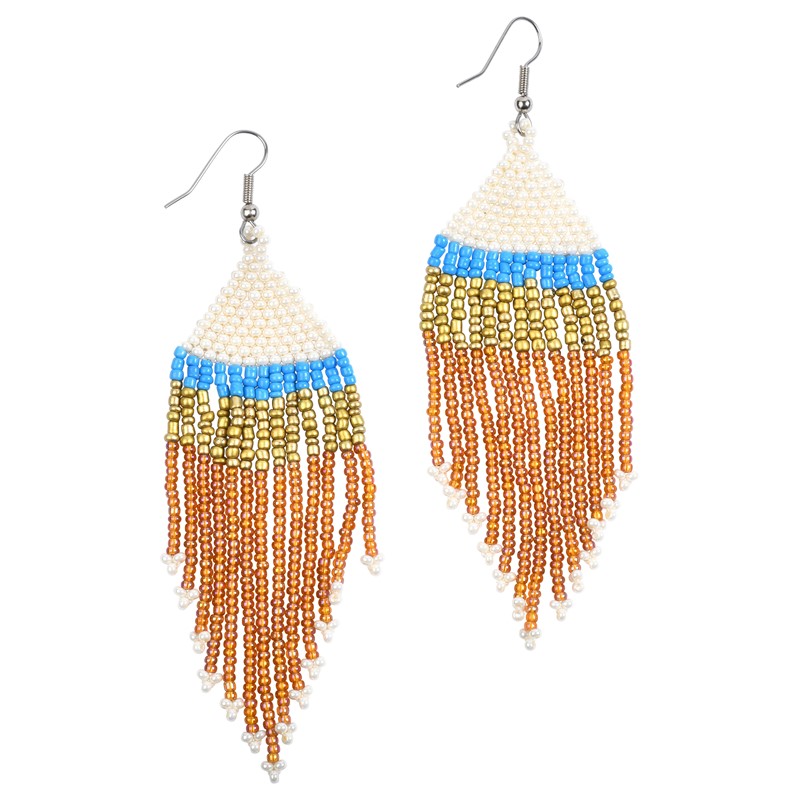 Earthy Fringe Boho Earring PSE034E