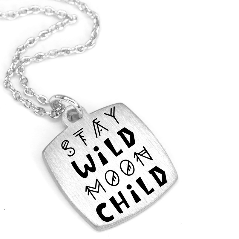 Wild and Free Moon Necklace RSN1143