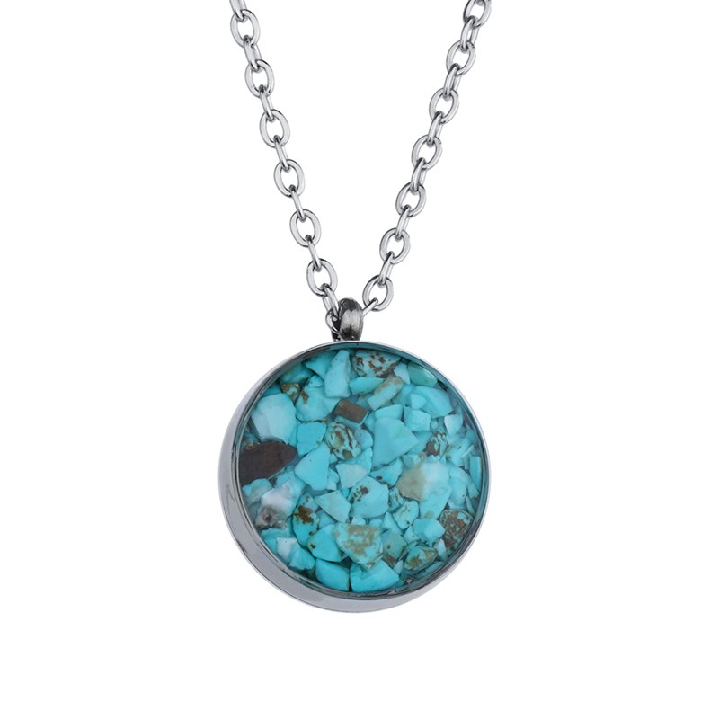 Be Calm Necklace Round RSN226