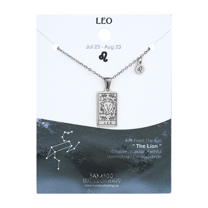 Zodiac Necklace Silver Leo RSN2027