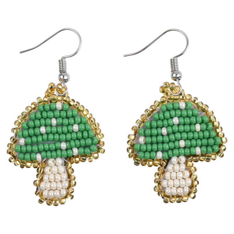 Green Mushroom Earring PSE052