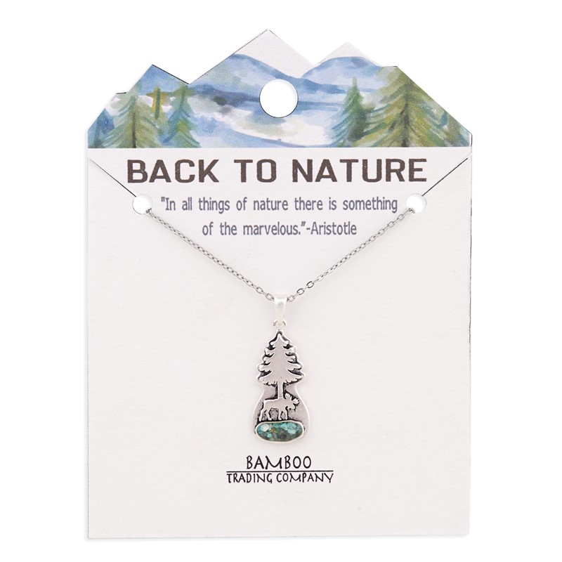 Back to Nature Moose Necklace RSN1940