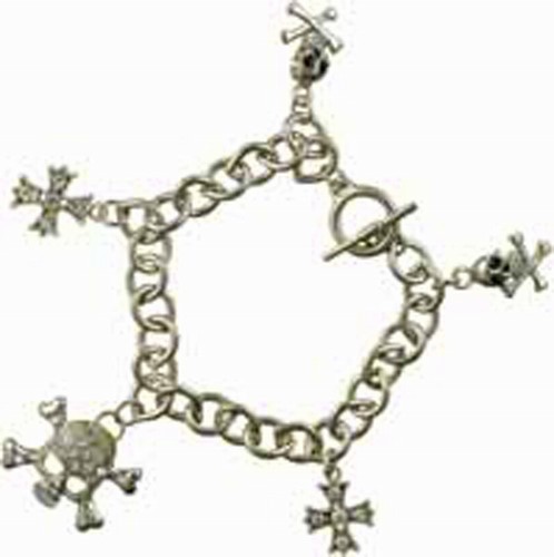 Skulls Charm Bracelet