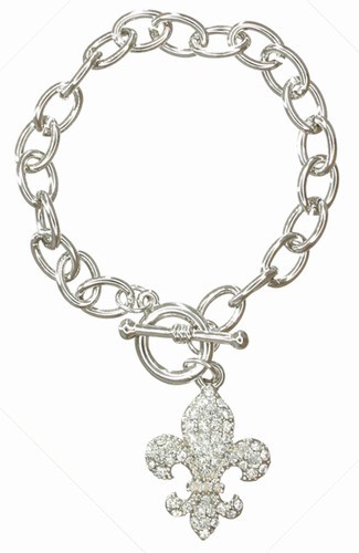 Fleur De Lis Charm Bracelet