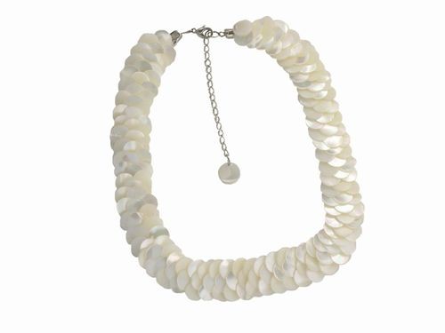 Mother of Pearl Overlay Necklace