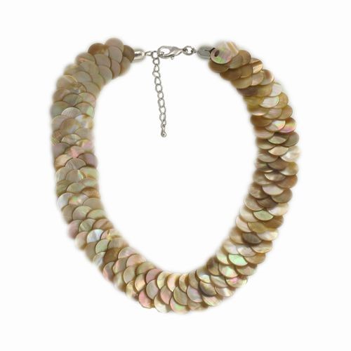 Mother of Pearl Overlay Necklace