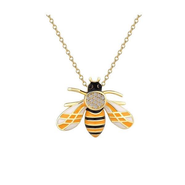 Bee Crystal Necklace