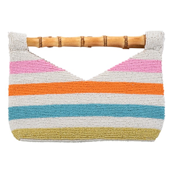 Half Moon Stripped Bamboo Handle