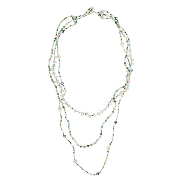 Green Layered Necklace