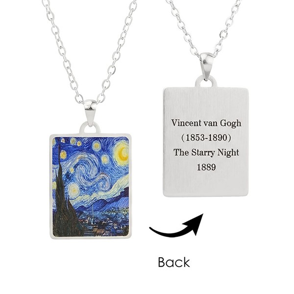 Masterpiece Necklace Silver Starry Night
